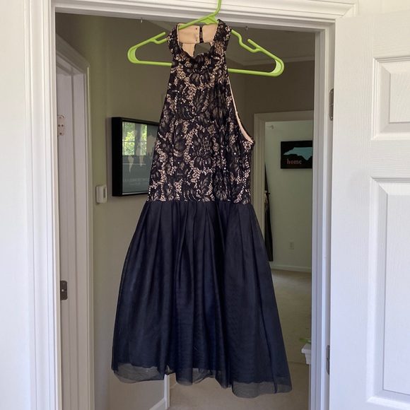 B Darlin Dresses & Skirts - Black and nude women’s semi formal dress